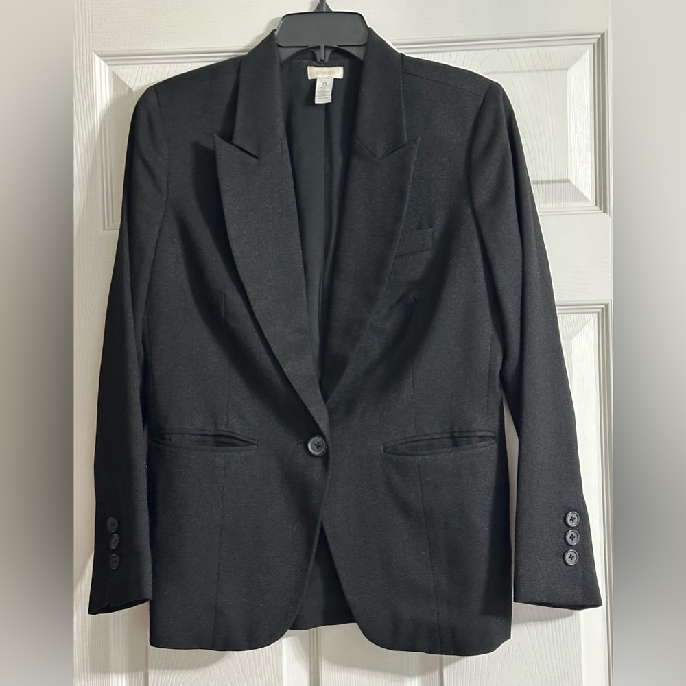 Chicos women’s Black Blazer - Size Chicos 0